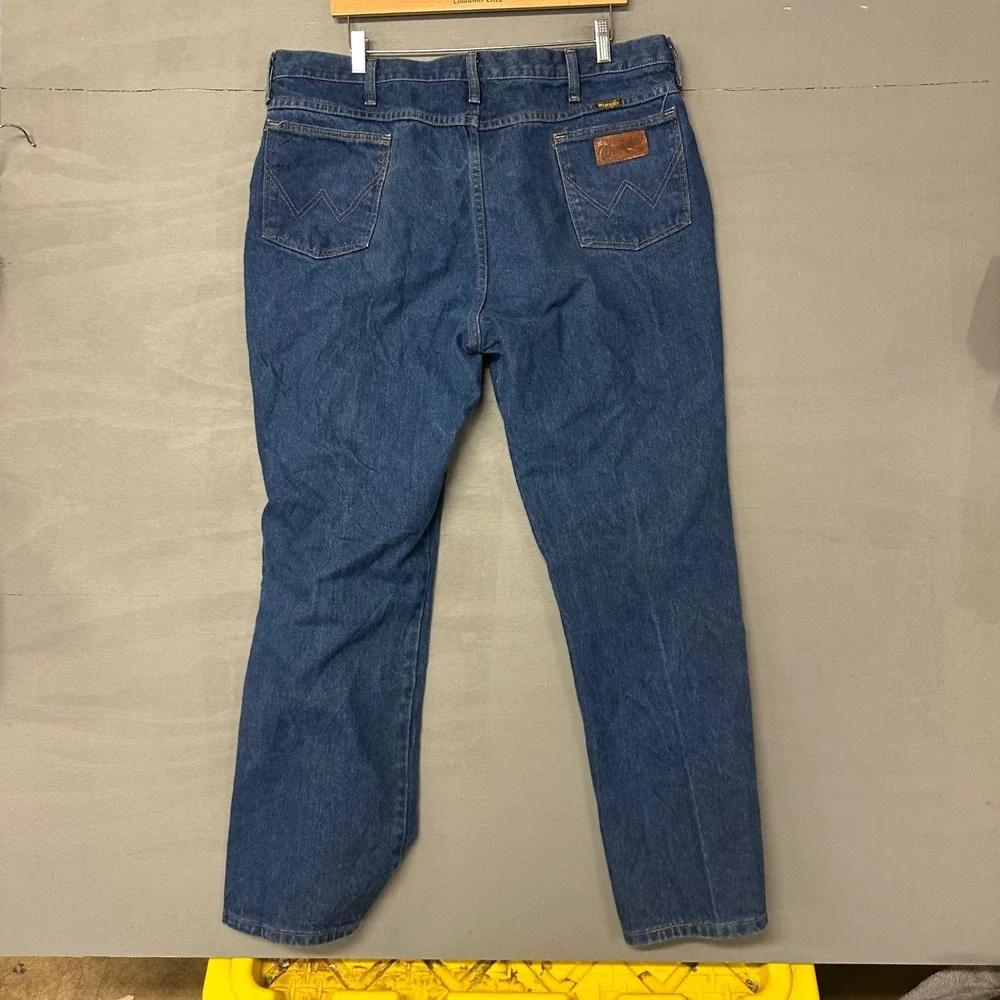 Wrangler 935WHD Mens Vintage Straight Leg Blue Denim Jeans Made in USA‎ 40x30